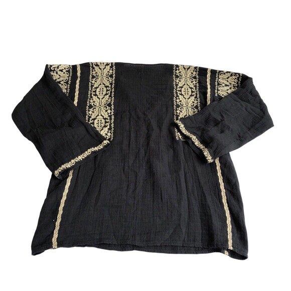 Isabel Marant Etoile Embroidered Boho Wide Sleeve Top Size 36 - Picture 5 of 10